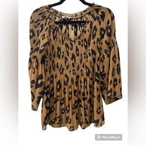 Cheetah Pattern Top